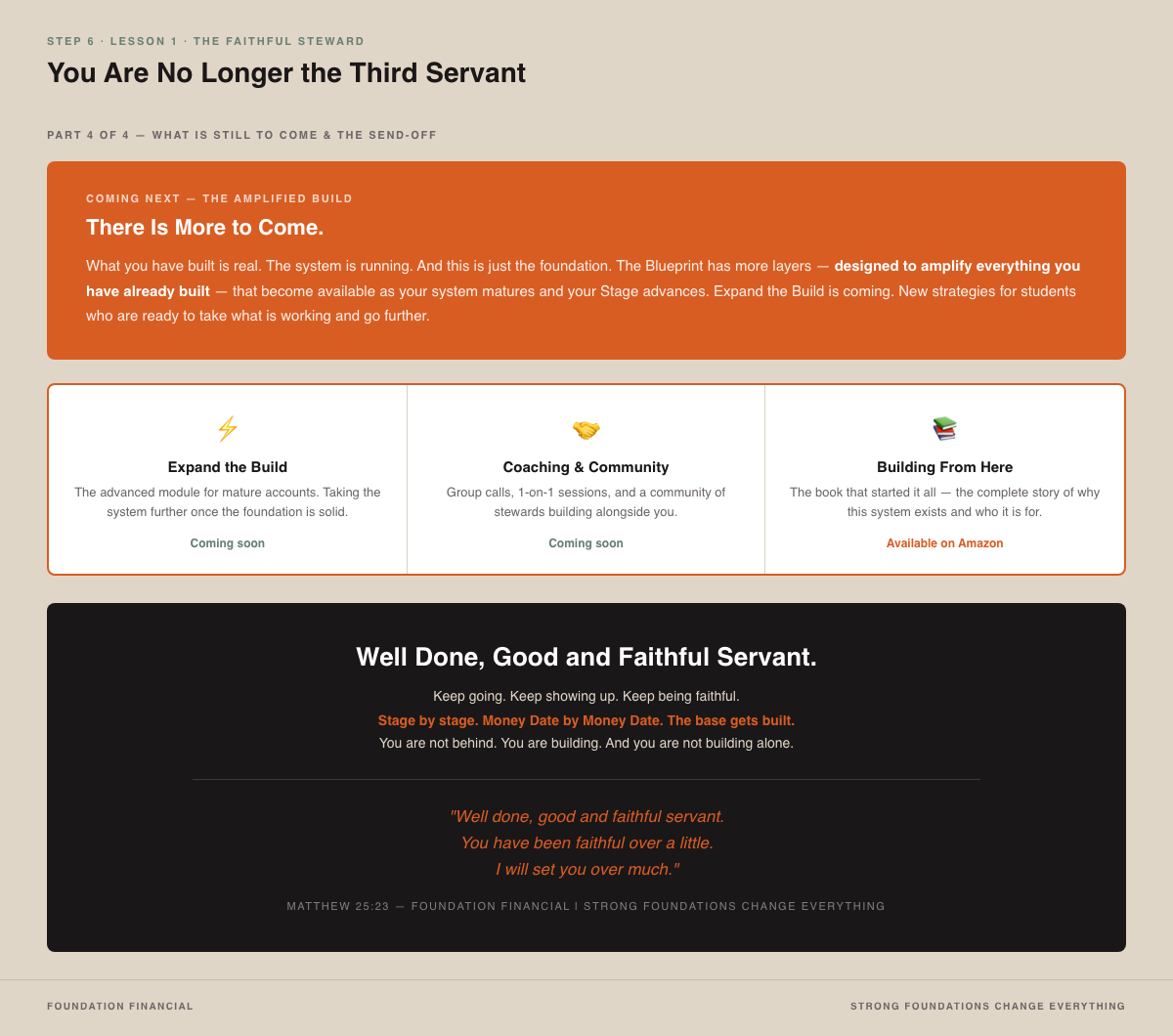 You Are No Longer the Third Servant — Part 4