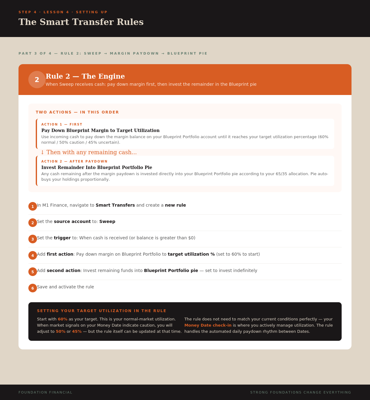 Smart Transfer Rules — Part 3